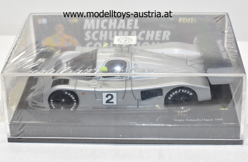 Sauber C291 Mercedes 1991 Autopolis Karl WENDLINGER / Michael SCHUMACHER 1:43 Sauber C291 Mercedes 1991 Autopolis Karl WENDLINGER / Michael SCHUMACHER 1:43