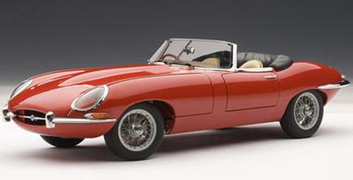Jaguar E Typ Cabrio Roadster Serie I 3.8 1961 - 1964 rot 1:18 Jaguar E Typ Cabrio Roadster Serie I 3.8 1961 - 1964 rot 1:18