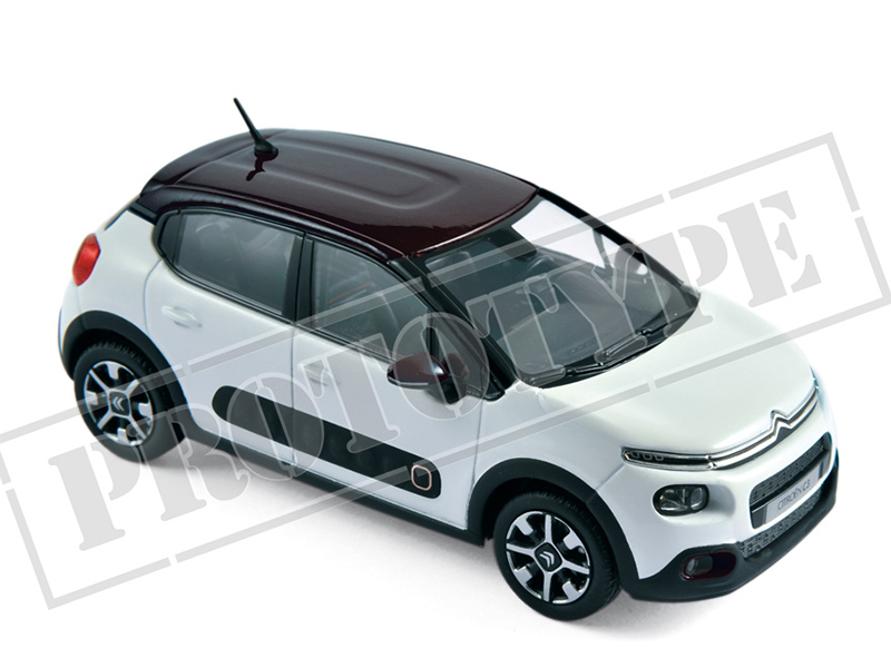 Citroën C3 2016 weiss / schwarz 1:43 Citroën C3 2016 weiss / schwarz 1:43