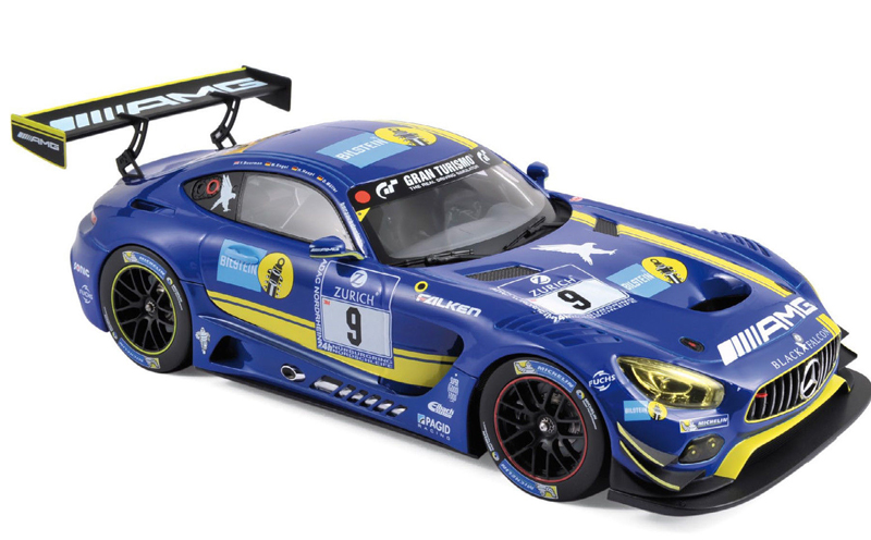 Mercedes Benz AMG GT3 2016 BLACK FALCON Nürburgring HAUPT / BUURMAN / ENGEL / MÜLLER 1:18 Mercedes Benz AMG GT3 2016 BLACK FALCON Nürburgring HAUPT / BUURMAN / ENGEL / MÜLLER 1:18