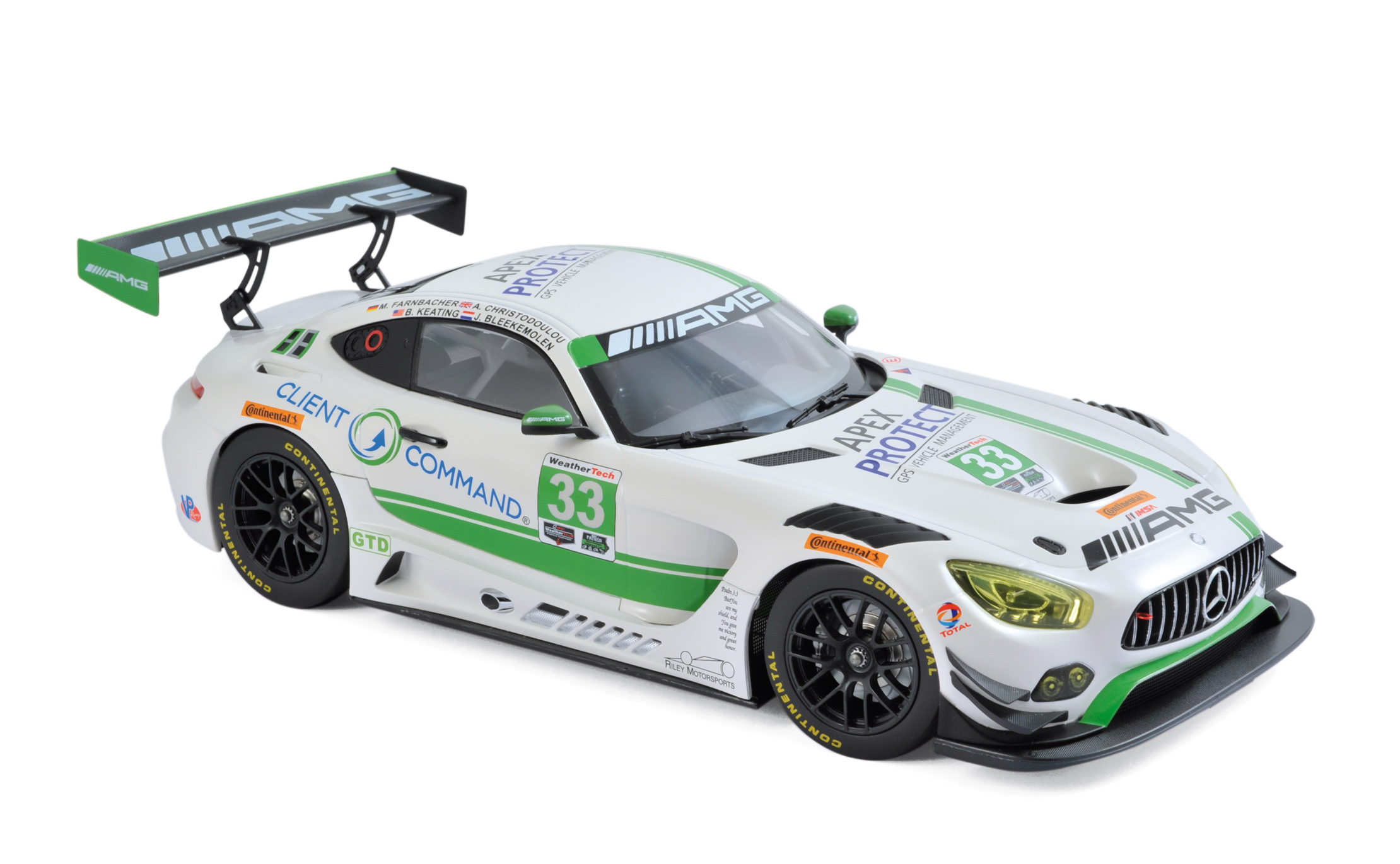 Mercedes Benz SLS AMG GT3 2017 Daytona 1:18 Mercedes Benz SLS AMG GT3 2017 Daytona 1:18