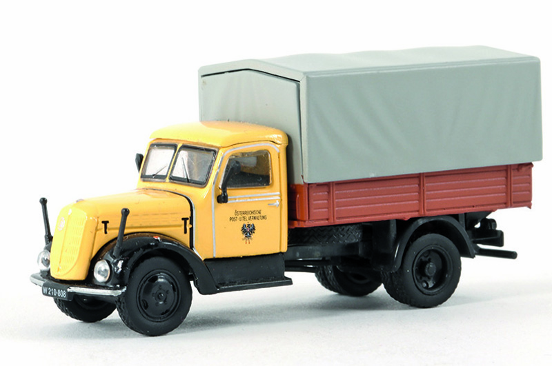ÖAF 2D50 2DN50 SCHNELLLASTER Pritsche mit Plane Österreichische Post 1:87 HO ÖAF 2D50 2DN50 SCHNELLLASTER Pritsche mit Plane Österreichische Post 1:87 HO