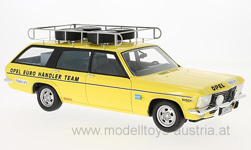 Opel Admiral B Caravan Kombi 1974 Opel Euro Händler Team gelb 1:18 Opel Admiral B Caravan Kombi 1974 Opel Euro Händler Team gelb 1:18