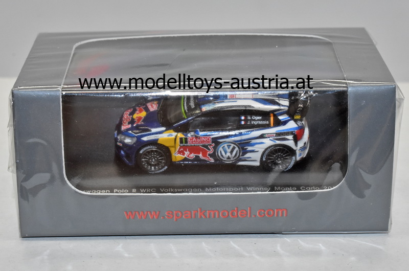 VW Polo R WRC 2015 Rally Monte Carlo Sieger OGIER / INGRASSIA 1:87 HO Spark VW Polo R WRC 2015 Rally Monte Carlo Sieger OGIER / INGRASSIA 1:87 HO Spark