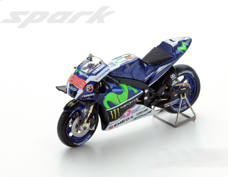 Yamaha YZR-M1 2016 Moto GP Jorge LORENZO Sieger Frankreich GP Le Mans Movistar Yamaha Team 1:43 Spark Yamaha YZR-M1 2016 Moto GP Jorge LORENZO Sieger Frankreich GP Le Mans Movistar Yamaha Team 1:43 Spark
