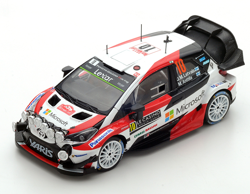 Toyota Yaris WRC 2017 2 Platz Rally Monte Carlo LATVALA / ANTTILA 1:43 Toyota Yaris WRC 2017 2 Platz Rally Monte Carlo LATVALA / ANTTILA 1:43