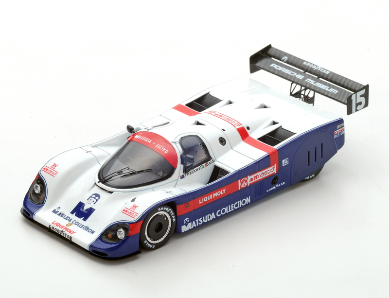 Porsche 962C GTi 1987 Fuji 1.000 km Rennen 3. Platz Mauro BALDI / Mike THACKEWELL 1:43 Porsche 962C GTi 1987 Fuji 1.000 km Rennen 3. Platz Mauro BALDI / Mike THACKEWELL 1:43