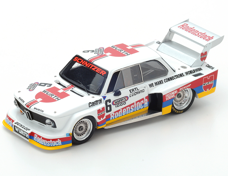 BMW 2002 Turbo 1977 Schnitzer 1000 km Kyalami Harald ERTL / Klaus LUDWIG 1:43 BMW 2002 Turbo 1977 Schnitzer 1000 km Kyalami Harald ERTL / Klaus LUDWIG 1:43