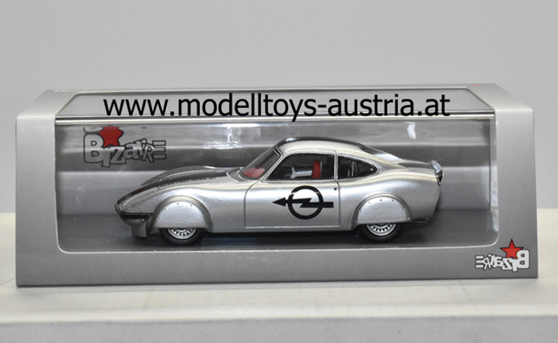 Opel Gt Electro Recordwagen 1973 Silver 1 43 Modelltoys Austria