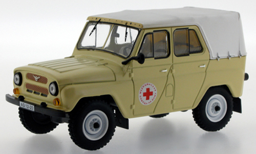 UAZ 469 BG 1977 Russische Ambulanz ROTES KREUZ 1:43 UAZ 469 BG 1977 Russische Ambulanz ROTES KREUZ 1:43