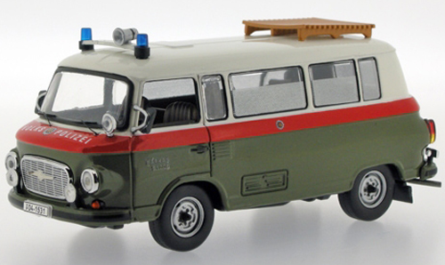 Barkas B1000 1968 VOLKSPOLIZEI Polizei grün / weiss 1:43 Barkas B1000 1968 VOLKSPOLIZEI Polizei grün / weiss 1:43