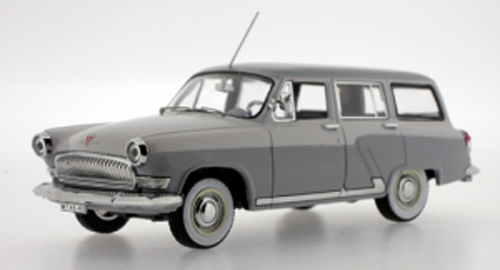 GAZ Wolga Volga M22G Kombi 1964 EXPORT VERSION grau / grau 1:43 GAZ Wolga Volga M22G Kombi 1964 EXPORT VERSION grau / grau 1:43