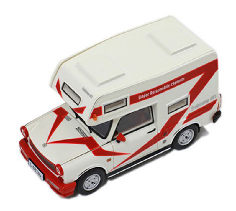 Trabant 601 Wohnmobil Tropicamp 601 1980 weiss 1:43 Trabant 601 Wohnmobil Tropicamp 601 1980 weiss 1:43