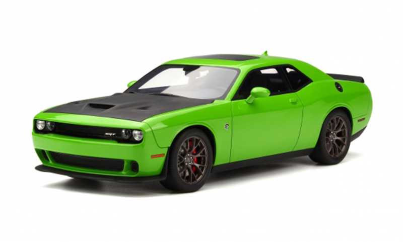 Dodge Challanger Hellcat SRT grün 1:18 Dodge Challanger Hellcat SRT grün 1:18