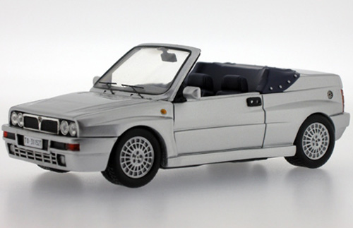 Lancia Delta Integrale Cabrio by Gianni AGNELLI 1992 silber metallik 1:43 Lancia Delta Integrale Cabrio by Gianni AGNELLI 1992 silber metallik 1:43