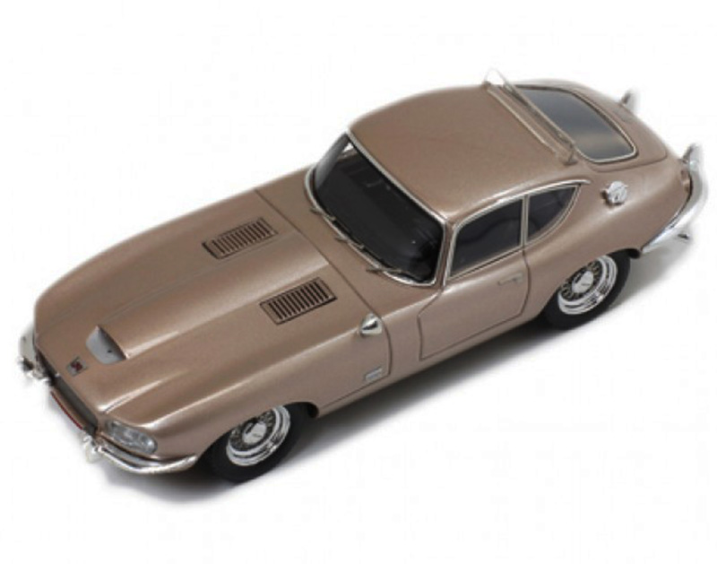 Jaguar E Type Loewy Coupe 1966 gold metallik 1:43 Jaguar E Type Loewy Coupe 1966 gold metallik 1:43
