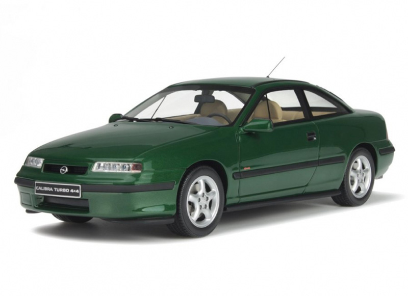 Opel Calibra Coupe Turbo 4x4 1996 grün metallik 1:18 Opel Calibra Coupe Turbo 4x4 1996 grün metallik 1:18