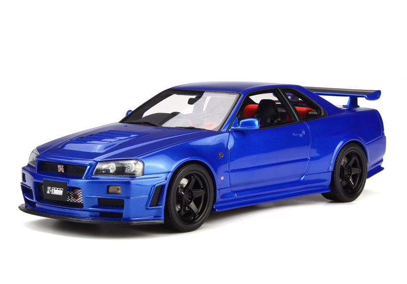 Nissan Skyline R34 GT-R Z Tune 2005 blau metallik 1:18 Nissan Skyline R34 GT-R Z Tune 2005 blau metallik 1:18
