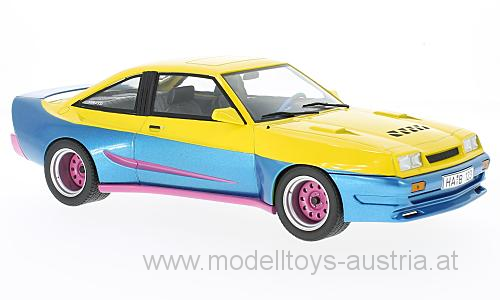 Opel Manta B Mattig 1991 gelb / blau Manta Manta 1:18 Opel Manta B Mattig 1991 gelb / blau Manta Manta 1:18