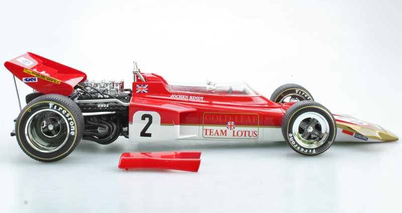 Lotus 72C Gold Leaf 1970 Jochen RINDT posthum WELTMEISTER 1970 1:18 GP Replicas Lotus 72C Gold Leaf 1970 Jochen RINDT posthum WELTMEISTER 1970 1:18 GP Replicas