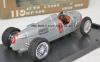 Auto Union Type C 1936 with dual tires silver #6 1:43