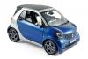 Smart Fortwo Cabriolet 2015 blue / silver 1:18