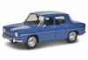 Renault 8 R8 MAJOR 1967 blau with strips 1:18