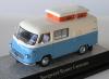 Borgward Hymer Caravano Campingbus light blue / cream 1:43