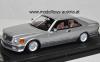 Mercedes Benz C126 Coupe 560 SEC S-Class LORINSER 1987 silver metallic 1:43