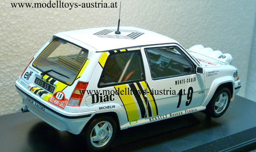 Renault 5 GT Turbo 1989 Rally Monte Carlo OREILLE THIMONIER 118