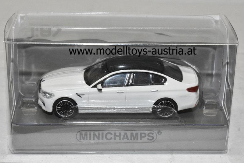 BMW F90 M5 Limousine 2018 weiss 1:87 HO, Modelltoys-Austria - Modellauto