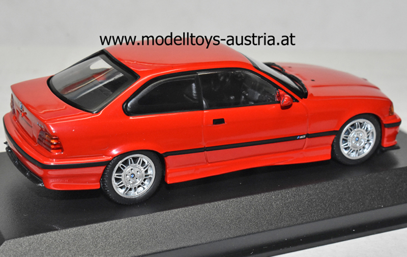 BMW E36 Coupe M3 1992 rot 1:43, Modelltoys-Austria - Modellauto