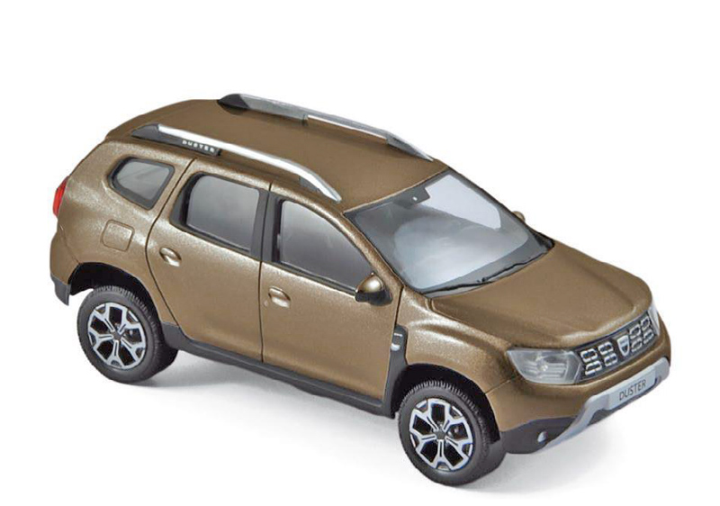 Dacia Duster SUV 2018 brown metallic 1:43, Modelltoys-Austria