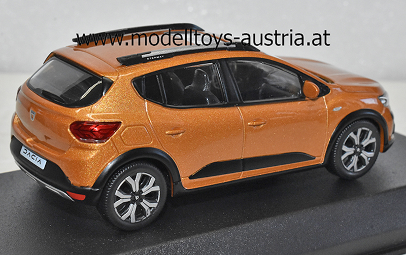 Dacia Sandero Stepway SUV 2021 atacama orange 1:43, Modelltoys-Austria -  Modellauto