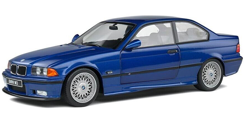 BMW E36 M3 Coupe 1994 dark blue 1:18, Modelltoys-Austria - Modellauto