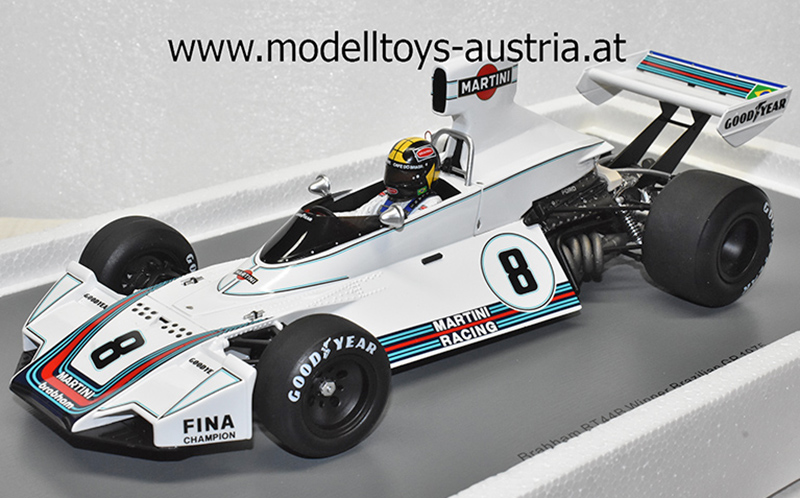 Brabham BT44B Ford 1975 Carlos PACE Sieger Brasilien GP 1:18 Spark