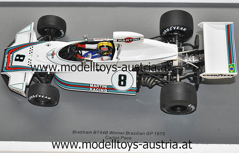 Spark Brabham BT44b Carlos Pace Winner Brazilian GP 1/18 1975 18S540 –  racepassionstore