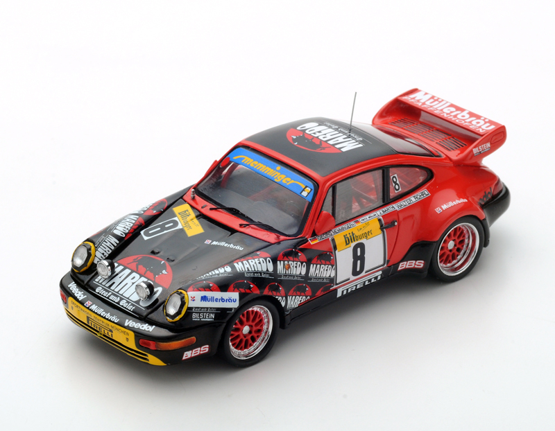 Porsche 911 964 3.8 24h nurburgring 1993 #8 Röhrl Barth Maredo Spark rar 1:43 