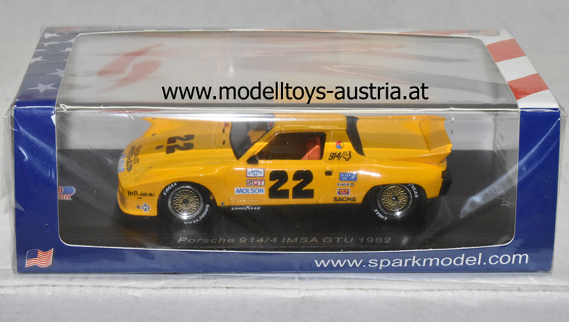 Porsche 914/4 1982 IMSA GTU Wayne Baker 1:43 VW Porsche 914