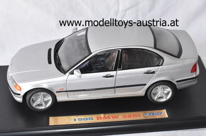 BMW E46 Limousine 328i 1998 silber metallik 1:18, Modelltoys-Austria -  Modellauto
