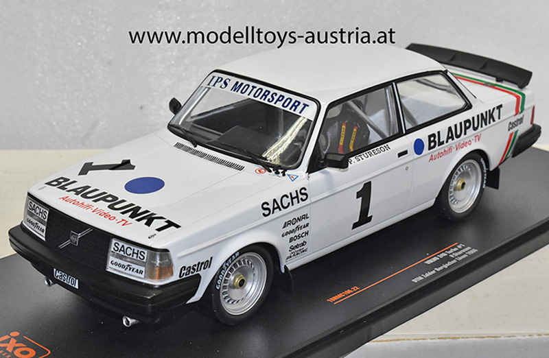 ミニカー　1/18 ボルボ 240 ターボ 1986年ゾルダー Bergischer Lowe DTM #1 P. Stureson [18RMC106] 1/18 VOLVO 240 TURBO 1986 Zolder Bergischer Lowe DTM #1 p