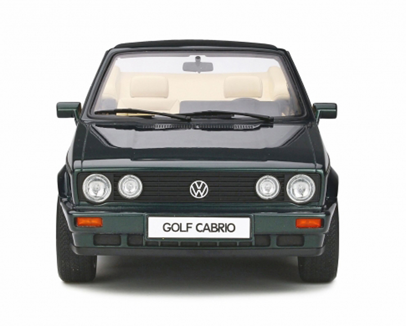 1/12 OTTO 1992 Volkswagen VW Golf Mk.1 Cabriolet Classic Line (Green) Resin  Car Model 
