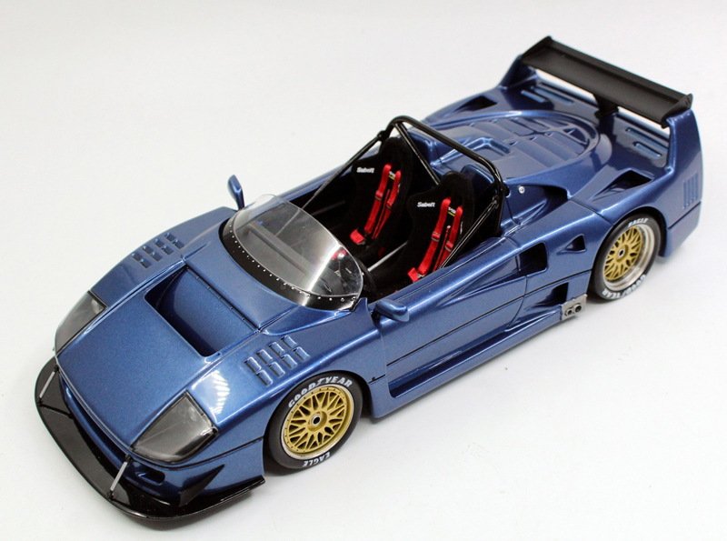Ferrari F40 LM BEURLYS Barchetta Spider Cabriolet 1989 blue