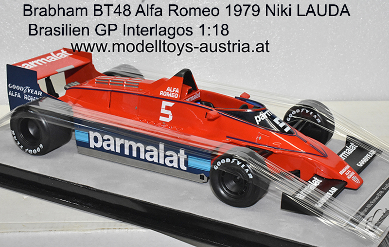 BALOCCO Ingrosso Modellismo Online . BRABHAM-ALFA ROMEO BT48 N.6 MONACO GP  1979 N.PIQUET 1:18