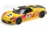 Porsche 918 Spyder Cabriolet 2013 WEISSACH PACKAGE Kyalami Racing Design yellow / red 1:18