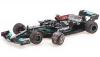 Mercedes AMG Petronas F1 W12 PERFORMANCE 2021 Lewis HAMILTON 100th Pole Position Spain GP 1:18 Minichamps