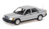 Mercedes Benz W201 190E 1982 silver metallic 1:18