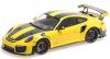 Porsche 911 991 Coupe GT2 RS 2018 WEISSACH PACKAGE gelb mit schwarzen Felgen 1:18