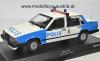 Volvo 740 GL Limousine 1986 POLICE SWEDEN Polizei Schweden weiss / blau 1:18