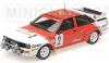 Audi Quattro Coupe 1985 Sieger SPA Björn WALDEGARD / Hans THORSZELIUS 1:18